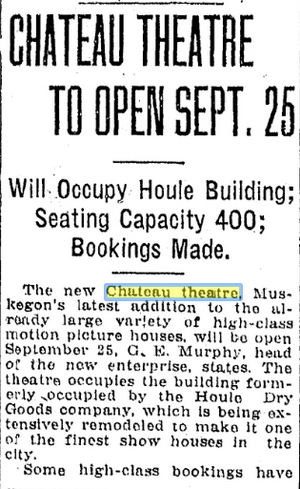 Chateau Theatre - Sept 1919